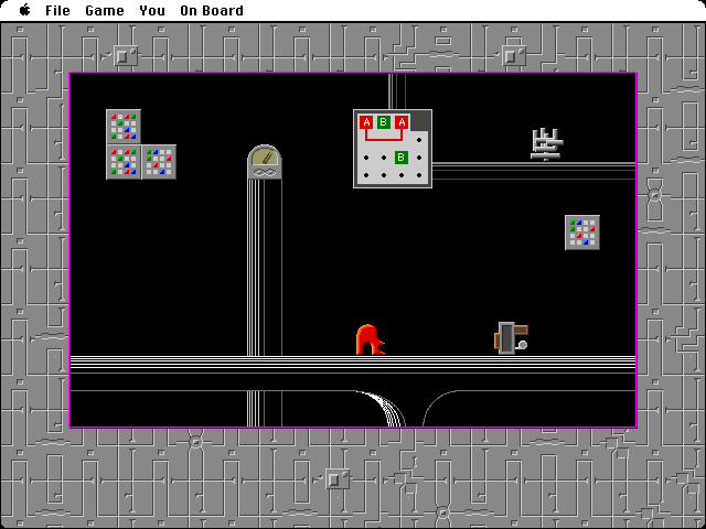 System's Twilight (Macintosh) screenshot: An Early Routing Puzzle