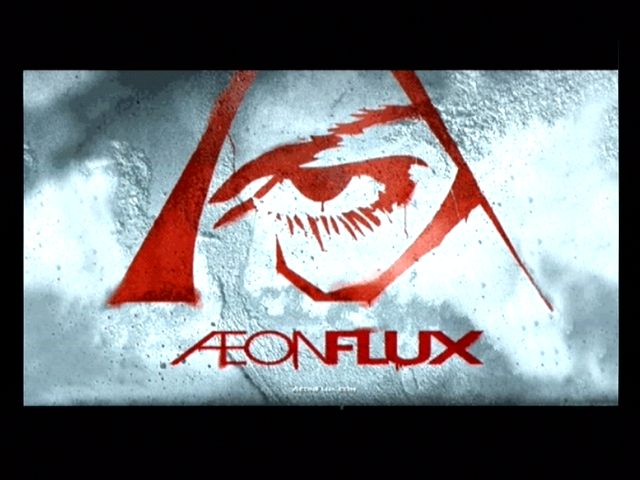 Æon Flux (PlayStation 2) screenshot: Title screen