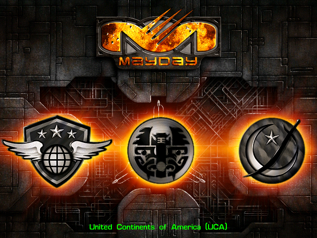 Mayday: Conflict Earth (Windows) screenshot: Choose your party.