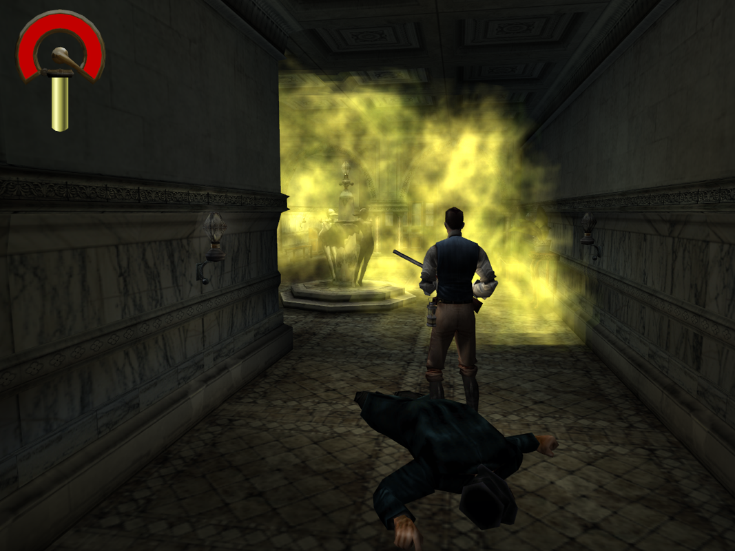Curse: The Eye of Isis (Windows) screenshot: I probably shouldn't go in there yet...