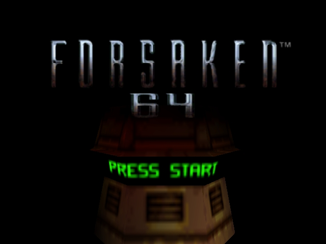 Forsaken 64 (Nintendo 64) screenshot: Title screen.