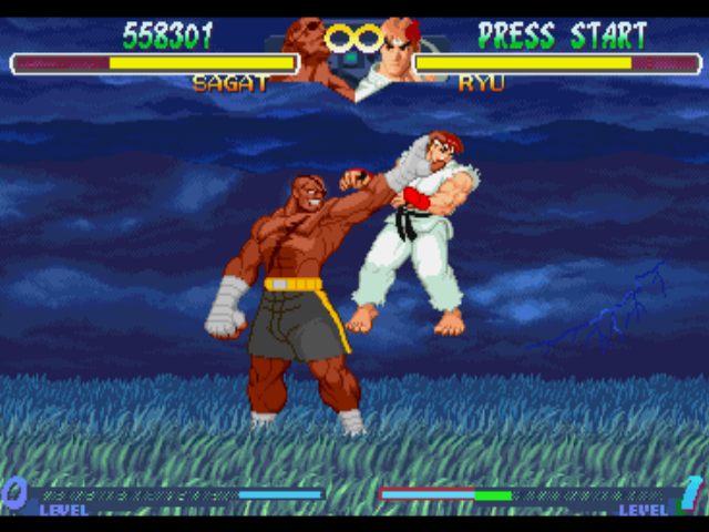 Screenshot of Street Fighter Alpha 2 (PlayStation, 1996) - MobyGames