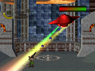 C: The Contra Adventure (PlayStation) screenshot: Miniboss