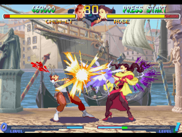 Screenshot of Street Fighter Alpha 2 (PlayStation, 1996) - MobyGames