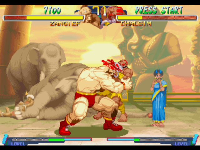 Screenshot of Street Fighter Alpha 2 (PlayStation, 1996) - MobyGames