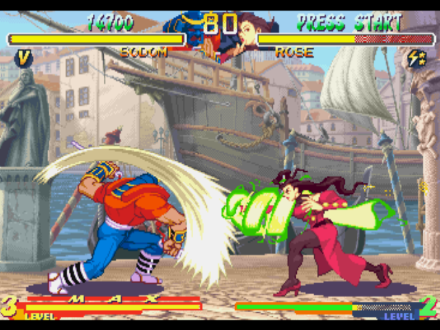 Screenshot of Street Fighter Alpha 2 (PlayStation, 1996) - MobyGames