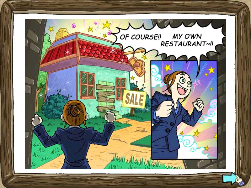 Diner Dash (Windows) screenshot: Intro: She decides to escape and start her own restaurant.
