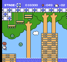 Screenshot of Balloon Kid (NES, 1990) - MobyGames