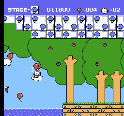 Screenshot of Balloon Kid (NES, 1990) - MobyGames