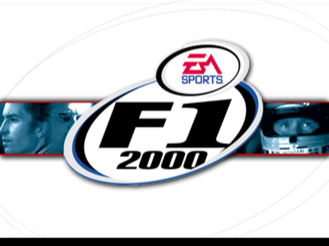 F1 2000 (PlayStation) screenshot: Title screen.