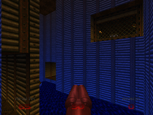 Doom 64 (Nintendo 64) screenshot: Funky lighting effects