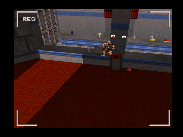 Duke Nukem 64 (Nintendo 64) screenshot: Looking through the security camera