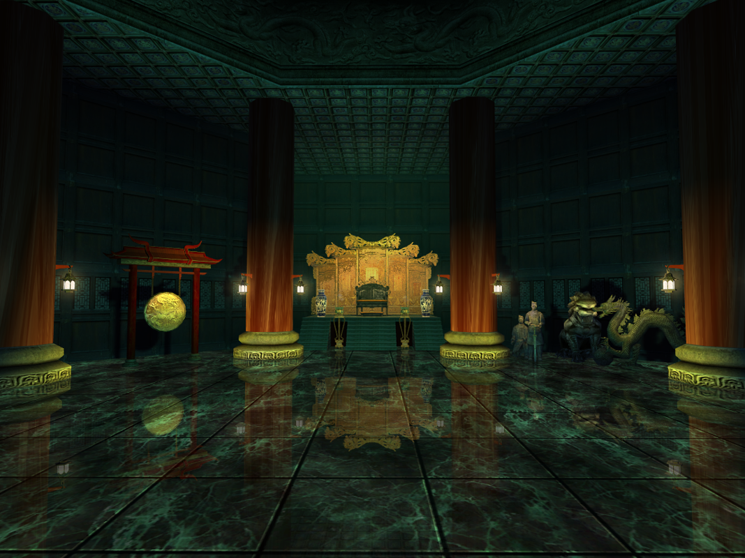 Indiana Jones and the Emperor's Tomb (Windows) screenshot: The menu screen