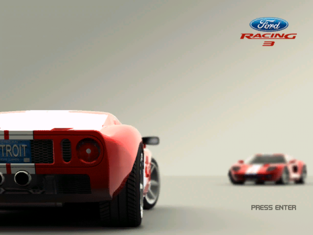 Ford Racing 3 (Windows) screenshot: Title screen