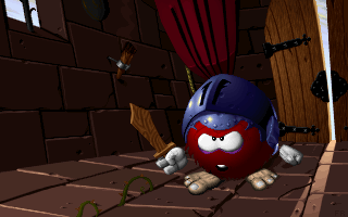 Pac-in-Time (Amiga CD32) screenshot: Level 8 (Castle)