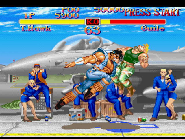 Screenshot of Street Fighter Collection (PlayStation, 1997) - MobyGames