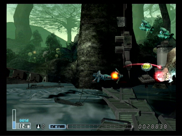R-Type Final (PlayStation 2) screenshot: This is the beginning of the second stage.