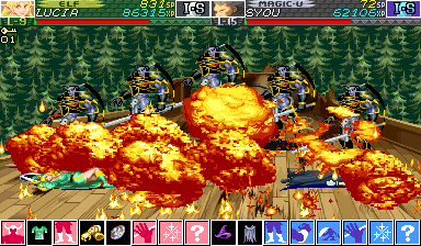 Screenshot of Dungeons & Dragons: Shadow Over Mystara (Arcade, 1996 ...