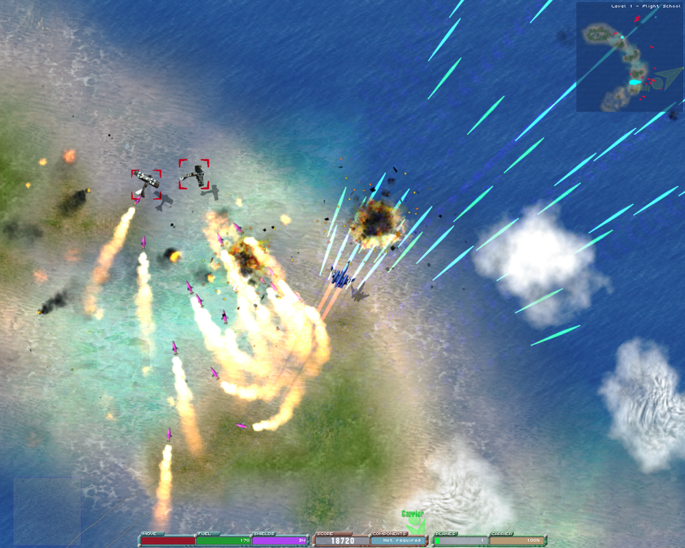 WingNuts 2: Raina's Revenge (Macintosh) screenshot: Action shot