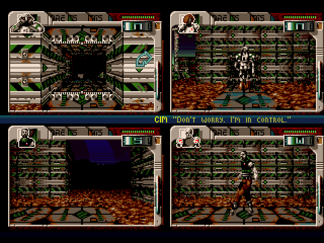 Hired Guns (Amiga) screenshot: No key needed here