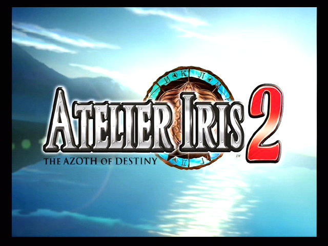 Atelier Iris 2: The Azoth of Destiny (PlayStation 2) screenshot: Title from the opening sequence