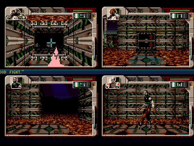 Hired Guns (Amiga) screenshot: Wasted the bat