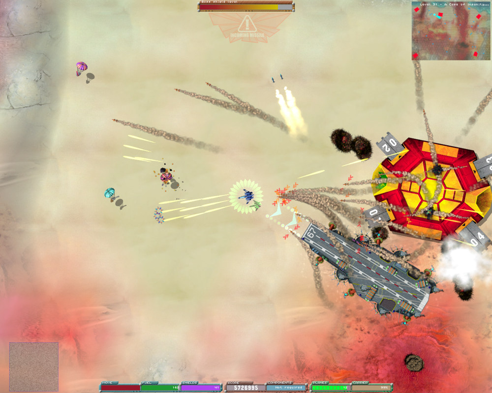 WingNuts 2: Raina's Revenge (Macintosh) screenshot: Carrier
