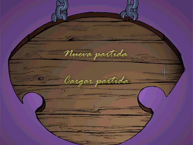 El Tesoro de Isla Alcachofa (Windows) screenshot: The main menu