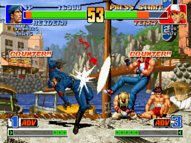 Screenshot Of The King Of Fighters '98: The Slugfest (playstation, 1998 