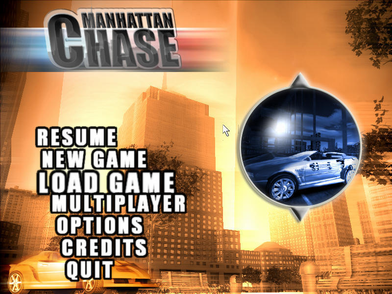 Vice City: Manhattan (Windows) screenshot: Main menu