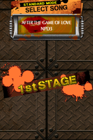 Dance Dance Revolution S (iPhone) screenshot: 1st Stage