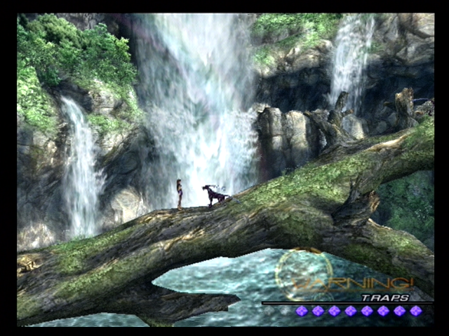 Xenosaga: Episode III - Also Sprach Zarathustra (PlayStation 2) screenshot: Some dangerous creatures block my path.