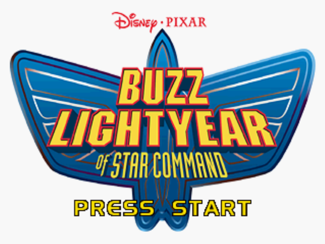 Disney•Pixar Buzz Lightyear of Star Command (PlayStation) screenshot: Title screen