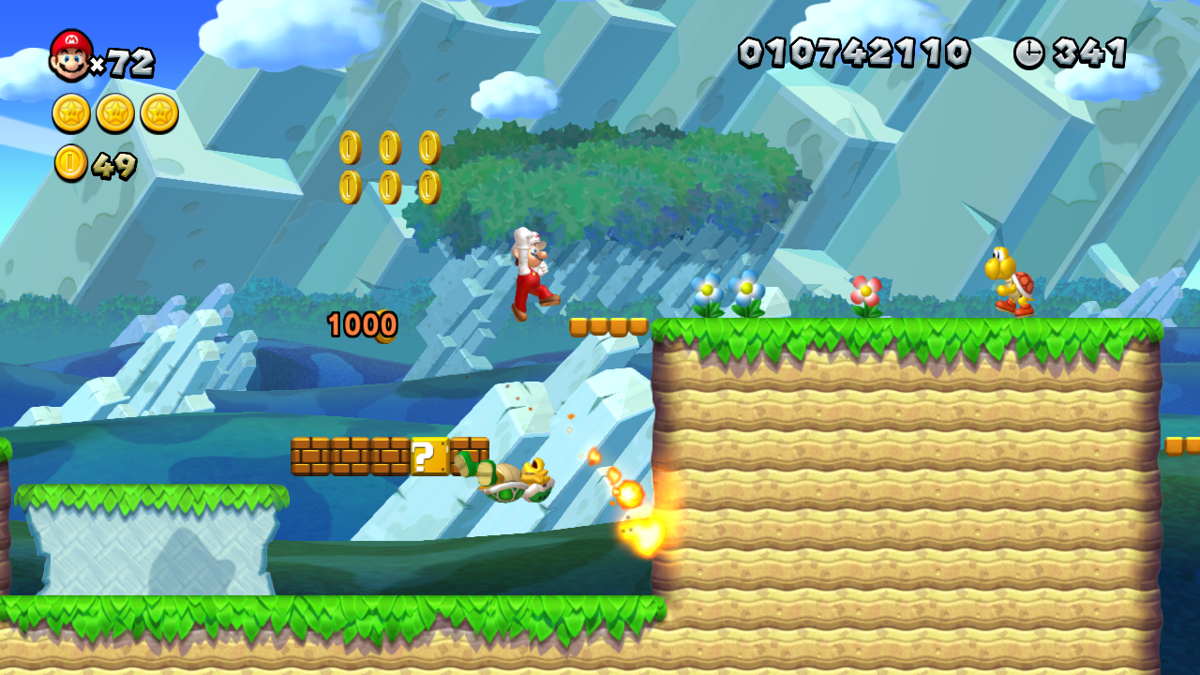 Screenshot of New Super Mario Bros. U (Wii U, 2012) - MobyGames