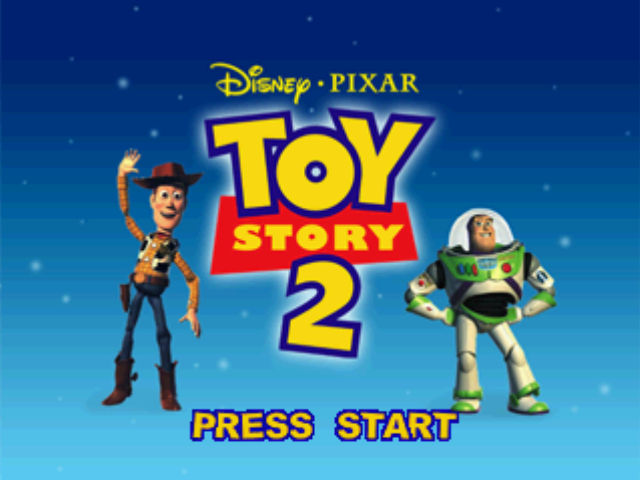 Disney•Pixar Toy Story 2: Buzz Lightyear to the Rescue! (PlayStation) screenshot: Title screen.
