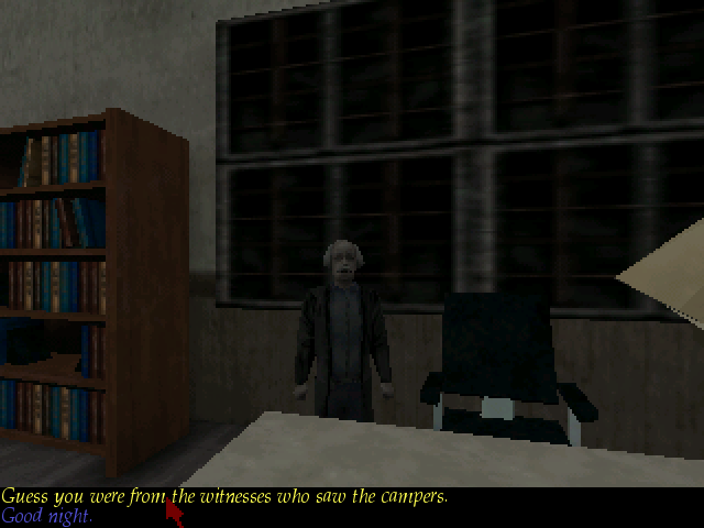 Lost in the Nightmare (Windows) screenshot: The hotel manager, a familiar character from the Half-Life games