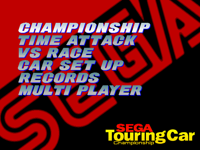 SEGA Touring Car Championship (Windows) screenshot: PC options