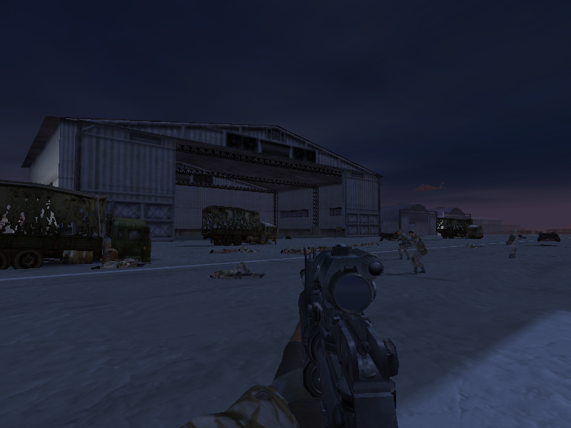 Delta Force: Black Hawk Down - Team Sabre (Windows) screenshot: That's what happens when anyone tries to anger me.