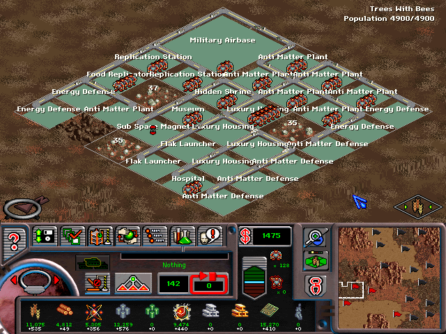 Deadlock II: Shrine Wars (Windows) screenshot: Quickly check the resource amounts of each tile.