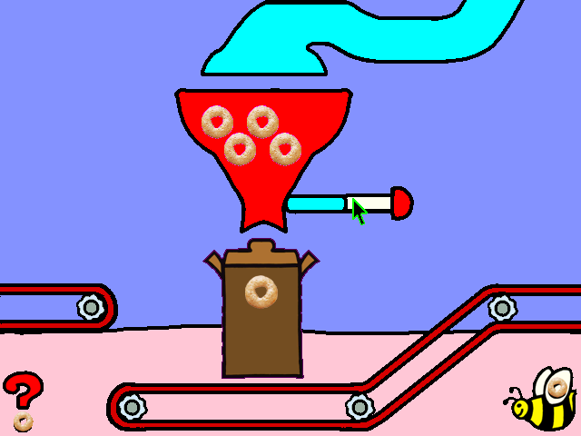 Cheerios Play Time (Windows) screenshot: This machine is used to package the cereal into the boxes.
