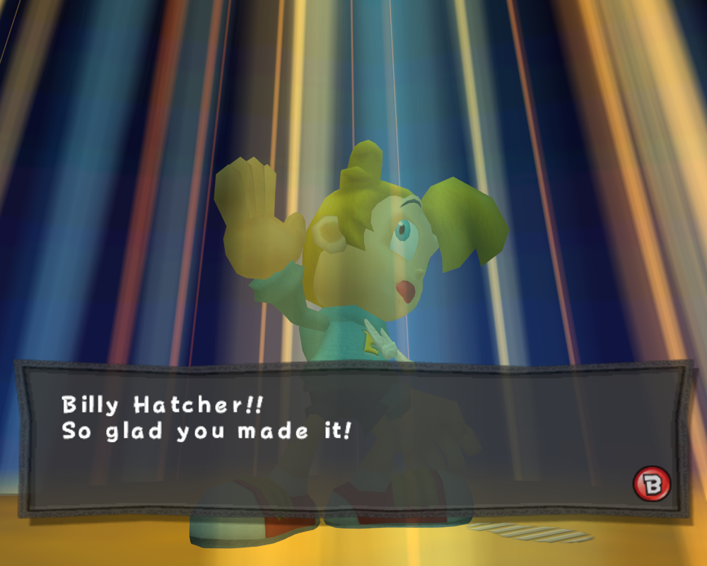 Billy Hatcher and the Giant Egg (Windows) screenshot: Billy's story