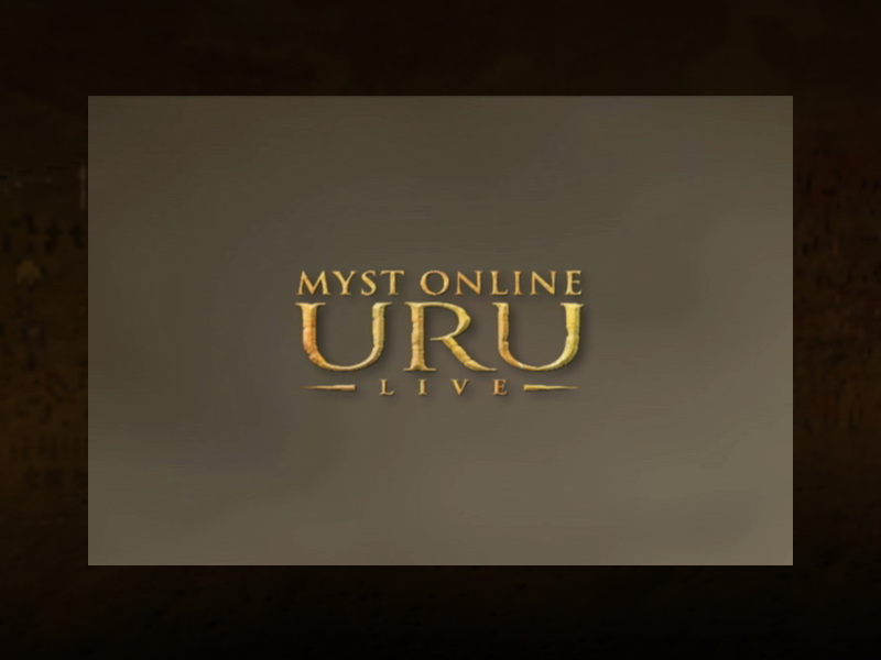 Myst Online: Uru Live (Windows) screenshot: Title screen