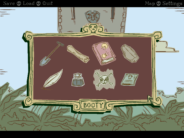 Nelly Cootalot: Spoonbeaks Ahoy! (Windows) screenshot: Inventory