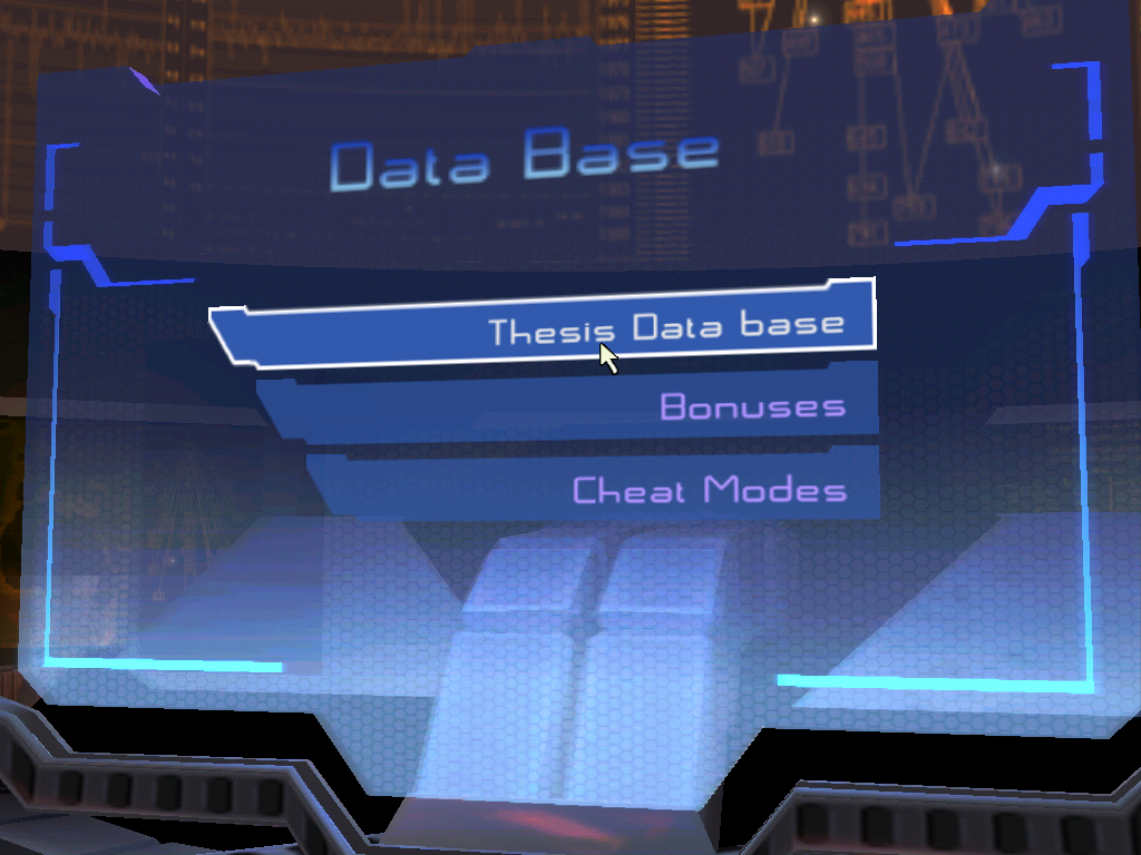 Special Forces: Nemesis Strike (Windows) screenshot: Lots of useful information is stored.