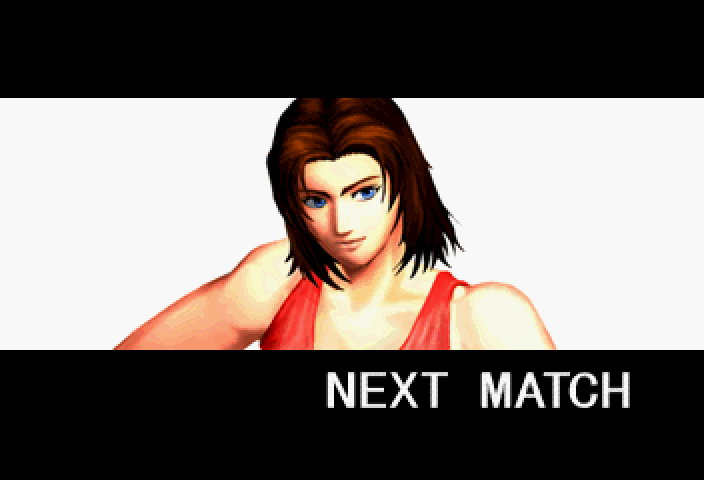 Dead or Alive (SEGA Saturn) screenshot: Tina looks all kinds of beefy.