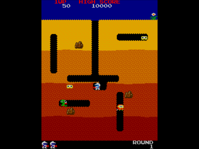 Namco Museum: 50th Anniversary (Windows) screenshot: This is with the smoothing turned on.