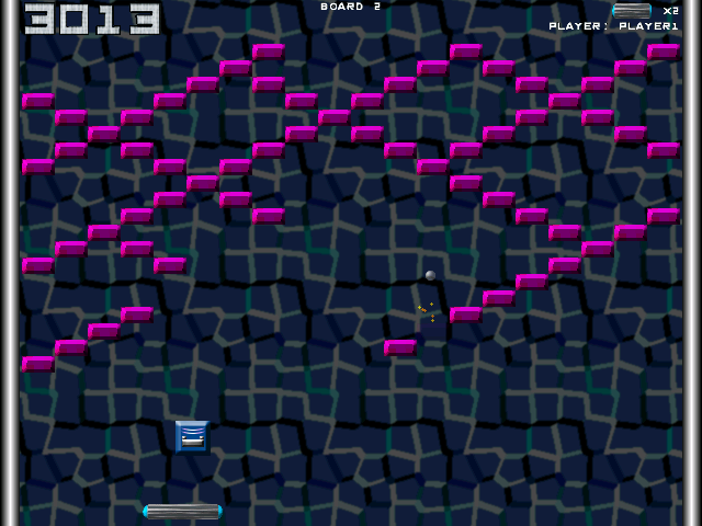 Rival Ball (Windows) screenshot: It takes some work to find the killer gaps here