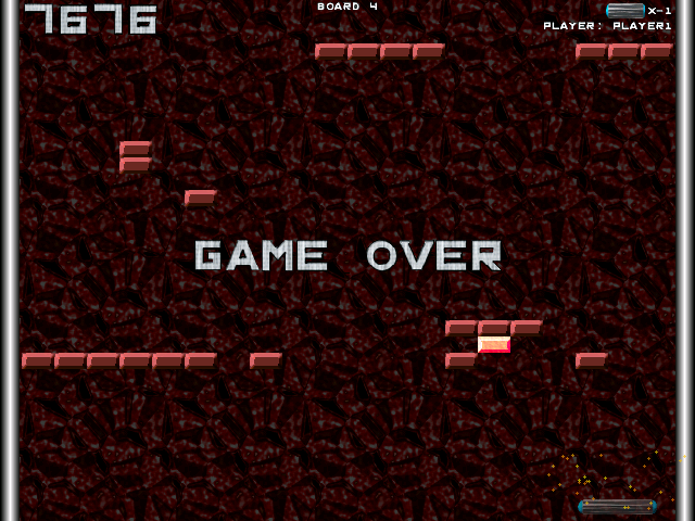 Rival Ball (Windows) screenshot: Game over