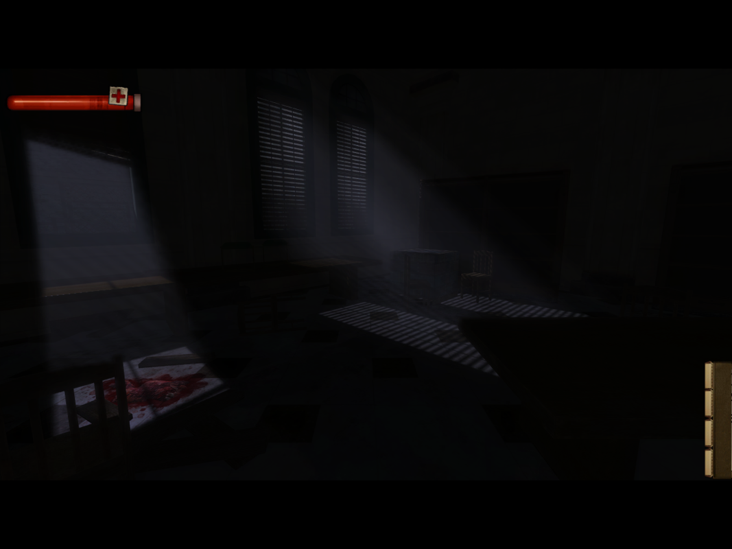 Condemned: Criminal Origins (Windows) screenshot: The lighting is incredible in the library.