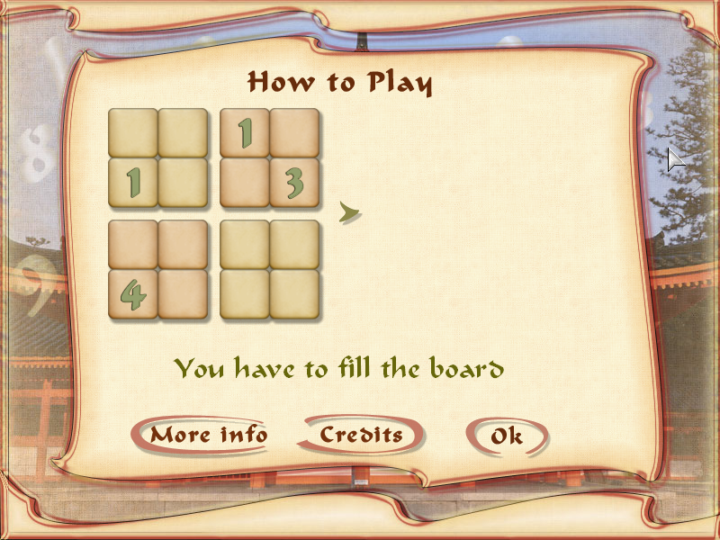 Buku Sudoku (Windows) screenshot: How To Play